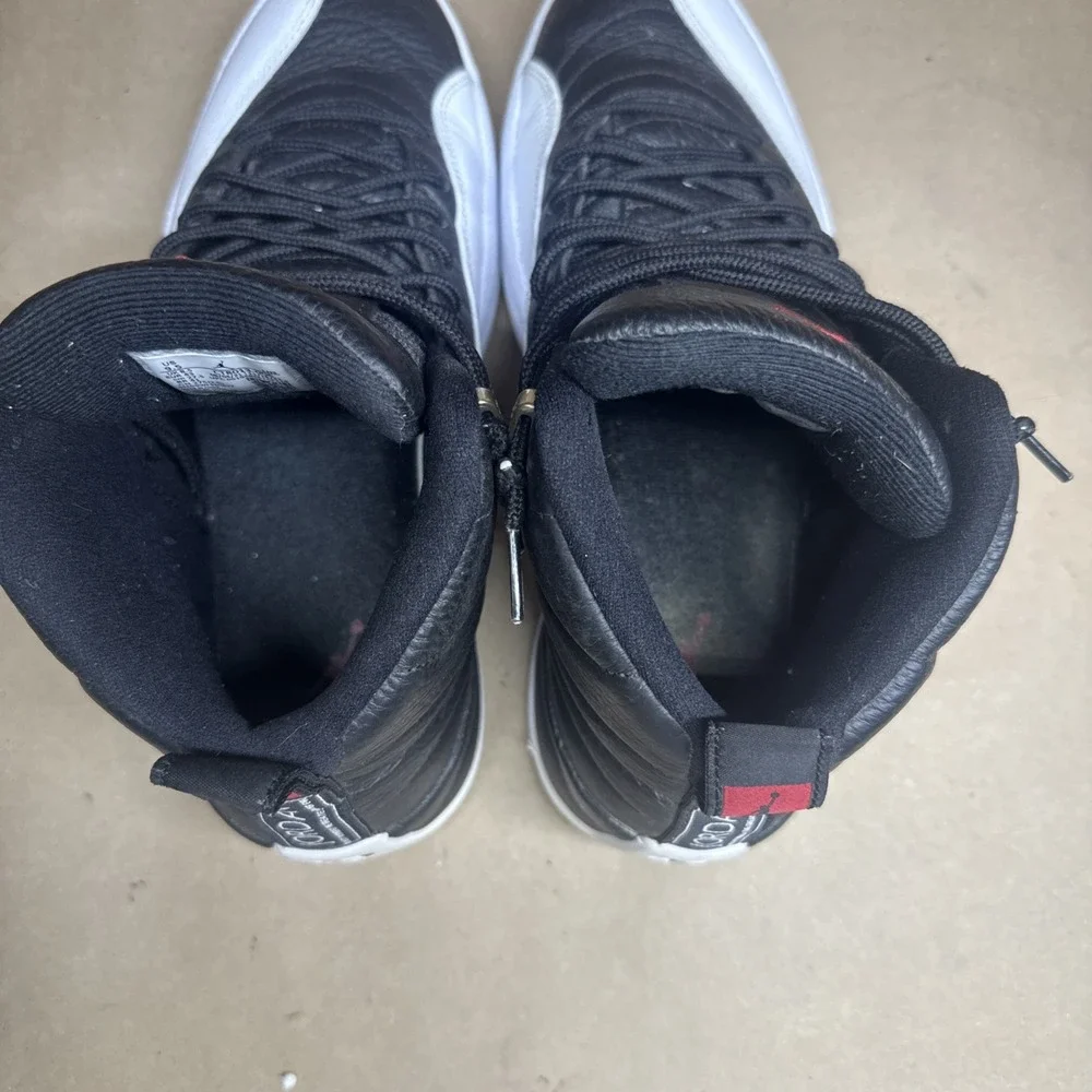 Jordan Air Jordan Retro Playoffs 2022 Black White Leather CT8013-006 Men's